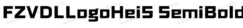 FZVDLLogoHeiS SemiBold字体转换